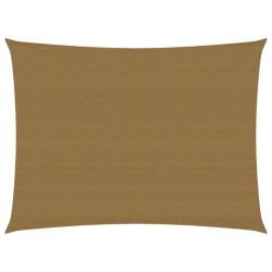 Voile d'ombrage 160 g/m² taupe 3 x 4,5 m PEHD 02_0009315