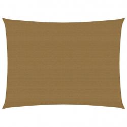Voile d'ombrage 160 g/m² taupe 3 x 4,5 m PEHD 02_0009315
