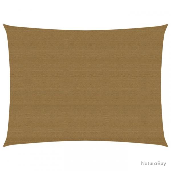 Voile d'ombrage 160 g/m taupe 3 x 4,5 m PEHD 02_0009315