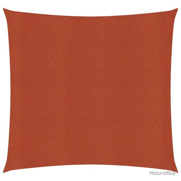 Voile d'ombrage 160 g/m terre cuite 5 x 5 m PEHD 02_0009356