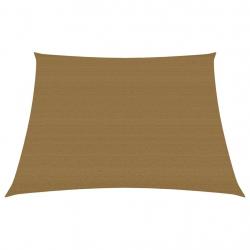 Voile d'ombrage 160 g/m² taupe 4/5 x 4 m PEHD 02_0009322
