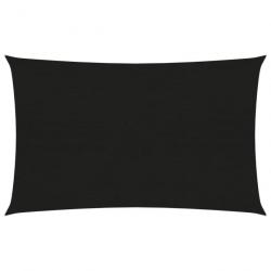 Voile d'ombrage 160 g/m² noir 2,5 x 4,5 m PEHD 02_0009186