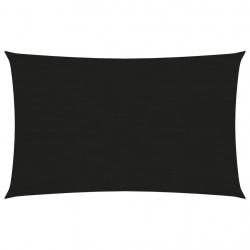 Voile d'ombrage 160 g/m² noir 2,5 x 4,5 m PEHD 02_0009186