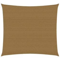 Voile d'ombrage 160 g/m² taupe 3 x 3 m PEHD 02_0009311