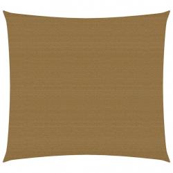 Voile d'ombrage 160 g/m² taupe 3 x 3 m PEHD 02_0009311