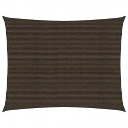 Voile d'ombrage 160 g/m² marron 3,5 x 5 m PEHD 02_0009148