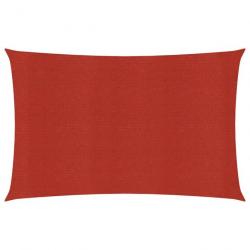 Voile d'ombrage 160 g/m² rouge 3 x 4,5 m PEHD 02_0009269