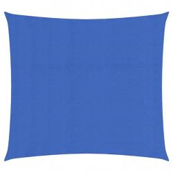 Voile d'ombrage 160 g/m² bleu 2,5 x 2,5 m PEHD 02_0009046