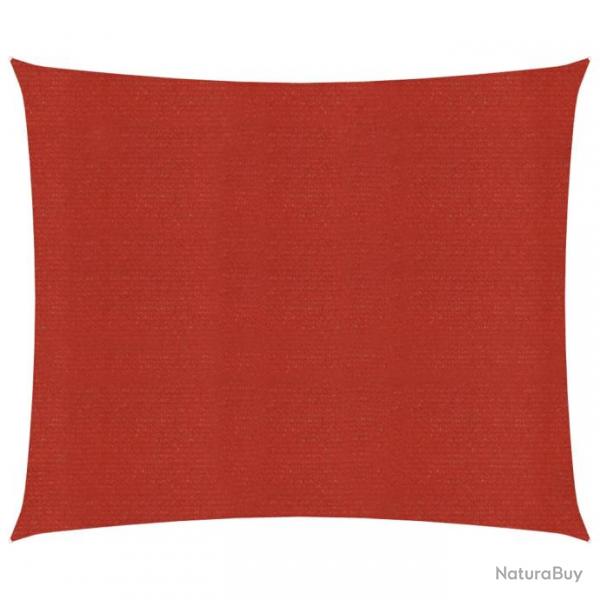 Voile d'ombrage 160 g/m rouge 4 x 4 m PEHD 02_0009277