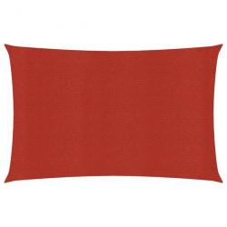 Voile d'ombrage 160 g/m² rouge 2 x 3,5 m PEHD 02_0009255