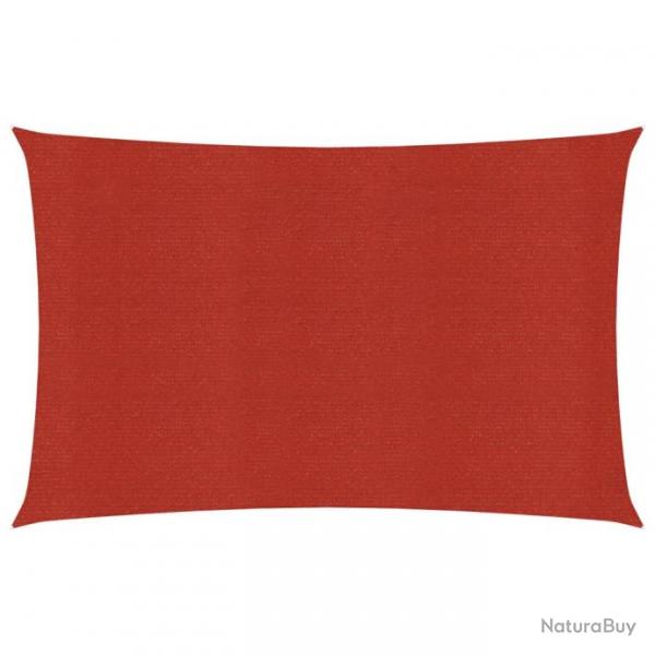 Voile d'ombrage 160 g/m rouge 2 x 3,5 m PEHD 02_0009255