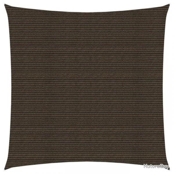 Voile d'ombrage 160 g/m marron 4 x 4 m PEHD 02_0009164