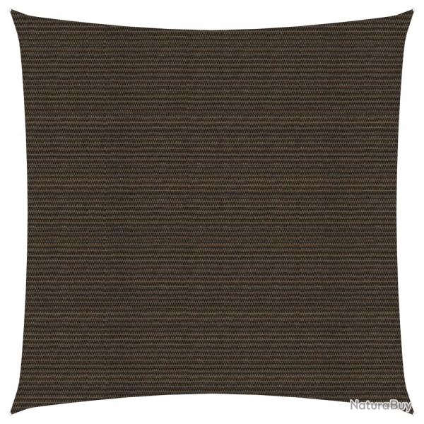 Voile d'ombrage 160 g/m marron 5 x 5 m PEHD 02_0009172