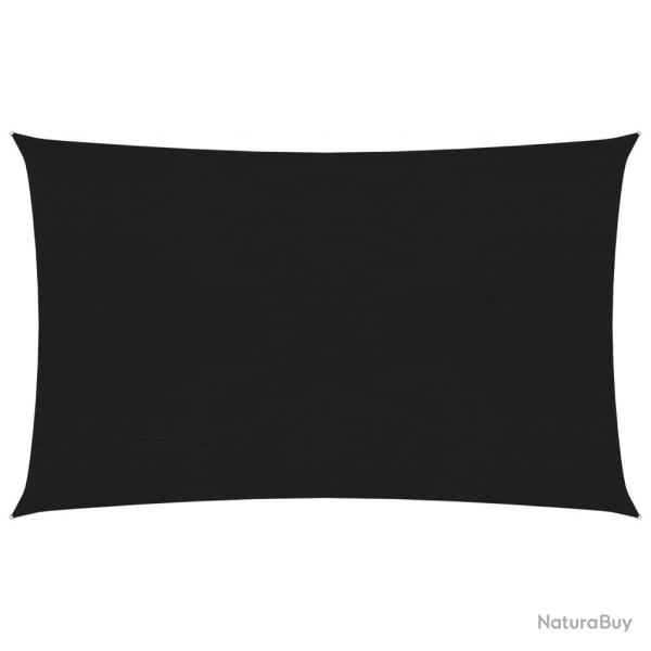 Voile d'ombrage 160 g/m noir 3 x 5 m PEHD 02_0009206