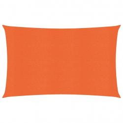 Voile d'ombrage 160 g/m² orange 3,5 x 5 m PEHD 02_0009241