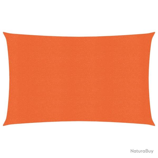 Voile d'ombrage 160 g/m orange 3,5 x 5 m PEHD 02_0009241