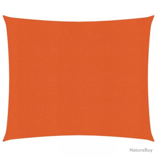 Voile toile d'ombrage parasol 160 g/m 2,5 x 3 m PEHD orange 02_0009229