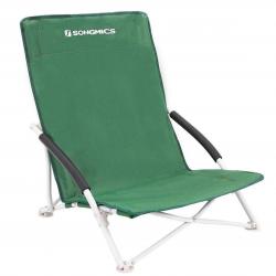 Chaise de plage chaise de camping fauteuil pliante de jardin 61 x 53 5 x 65 cm charge 150 kg 12_000