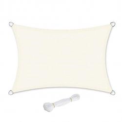 Voile d'ombrage en hdpe protection solaire protection anti uv perméable à l'air pour le jardin le b