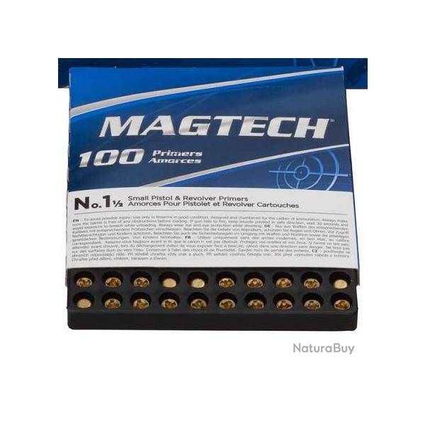 Amorces MAGTECH n1 1/2 Small Pistol x100