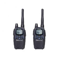 Midland Talkie-walkie G7 Pro Noir Radio Dual Band PMR446 Blister 2pcs | LCD