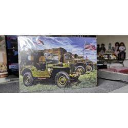 PLAQUE METALLIQUE   THEME   JEEP GUERRE 39-45