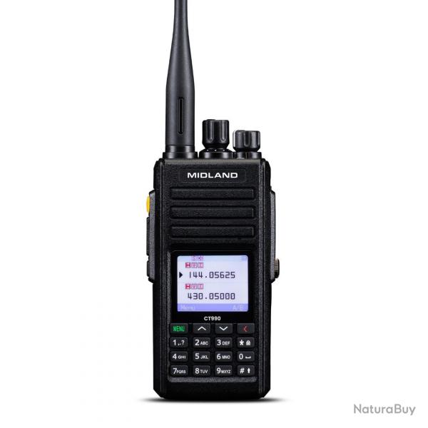 Midland CT 990-EBR Noir Radio Dual Band VHF - UHF | Gamme Professionnelle