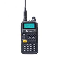 Midland Talkie-Walkie CT 590S Noir Radio Dual Band PMR446 | LCD | 1500 mAh | FM