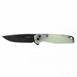 Couteau Ruike P873-C Jade Manche G10 Lame Acier 14C28N BLK IKBS Button Lock Clip RKEP873C