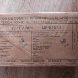 Ration de combat 24h armée française