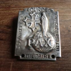 insigne pèlerinage international militaire