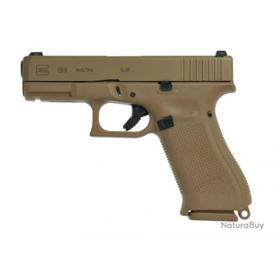 GLOCK 19X 9X19 COYOTE - Pistolets de Catégorie B (12106738)