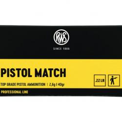 RWS PISTOL MATCH 22LR X50