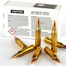 NORMA 223 REM TACTICAL FMJ 55GR X30