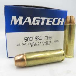 MAGTECH 500 SW 325GR FMJ-FLAT X20