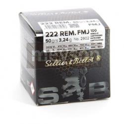 CARTOUCHE SB 222 REM FMJ VRAC X100