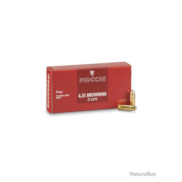 FIOCCHI 635 BROWNING FMJ 73GR X50