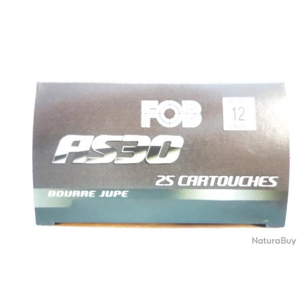 PromoFob ! LOT DE 200 CARTOUCHES FOB  AS30 CAL 12X70 30GR BOURRE JUPE PLOMB 6