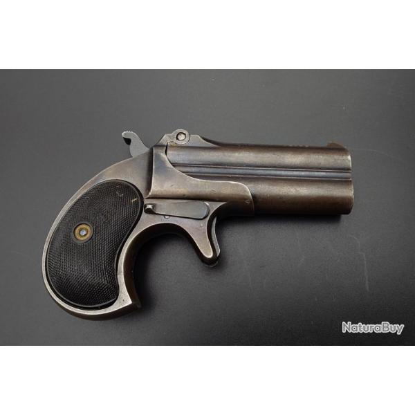 PISTOLET REMINGTON DERINGER OVER UNDER CALIBRE 41 ANNULAIRE 41RF - USA XIX U.S.A. XIX eme Categorie