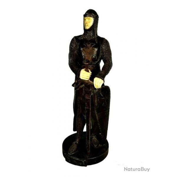 Maurice constant le preux chryslphantine Bronze sculpture