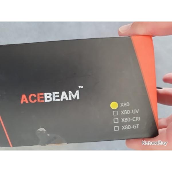 Lampe acebeam x80 25000 lumens