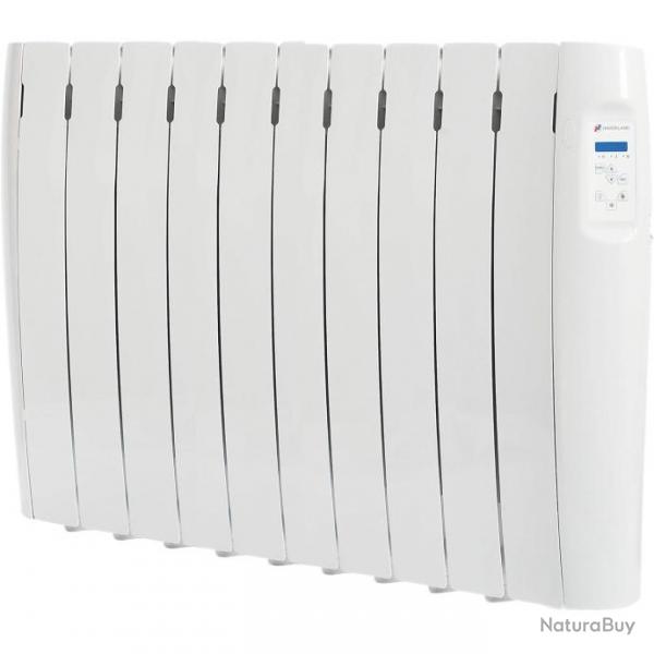 Radiateur  inertie Haverland RCM10S  programmation digitale 1500W horizontal blanc