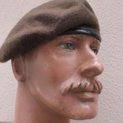 -*- Tour de tête 58 cm -*- Béret Armée de Terre Hollandaise ( 1979-1980)