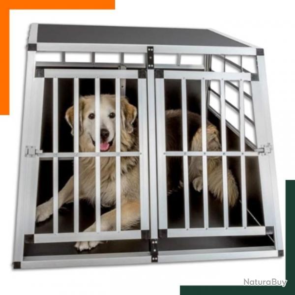 Cage pour chiens avec 2 portes  97 x 90 x 69,5 cm - Coffres de voiture/SUV - LIVRAISON GRATUITE