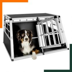 Cage pour chiens 89 x 69 x 50 cm - Coffres de voiture/SUV - Aluminium - LIVRAISON GRATUITE