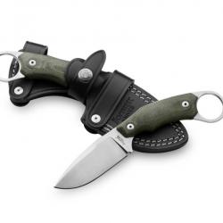 Lionsteel Drop M390 Canvas Green Drop point H2 CVG