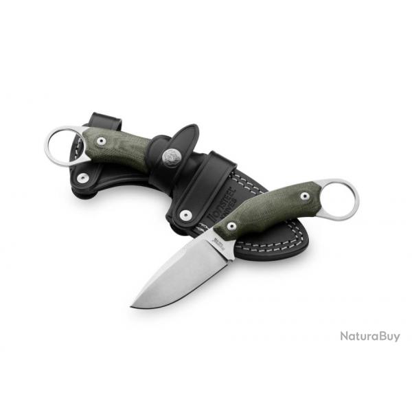 Lionsteel Drop M390 Canvas Green Drop point H2 CVG