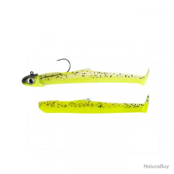 Combo MUD DIGGER 9 cm + 1 recharge FIIISH 15 g Chartreuse