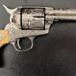 Vends Colt SAA gravé de type Frontier Six Shooter, en 44-40 WCF, de 1896