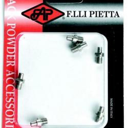 PIETTA - CHEMINEES INOX POUR REVOLVER - BOITE DE 6